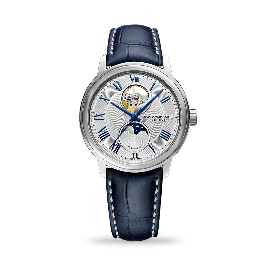 Raymond Weil Maestro Moonphase Automatic 40mm Leather Strap