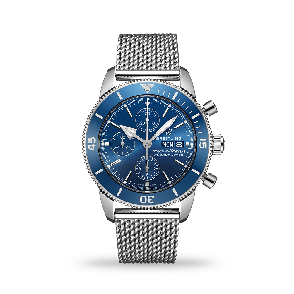 Breitling Superocean Heritage Chronograph 44mm Blue Dial Bracelet