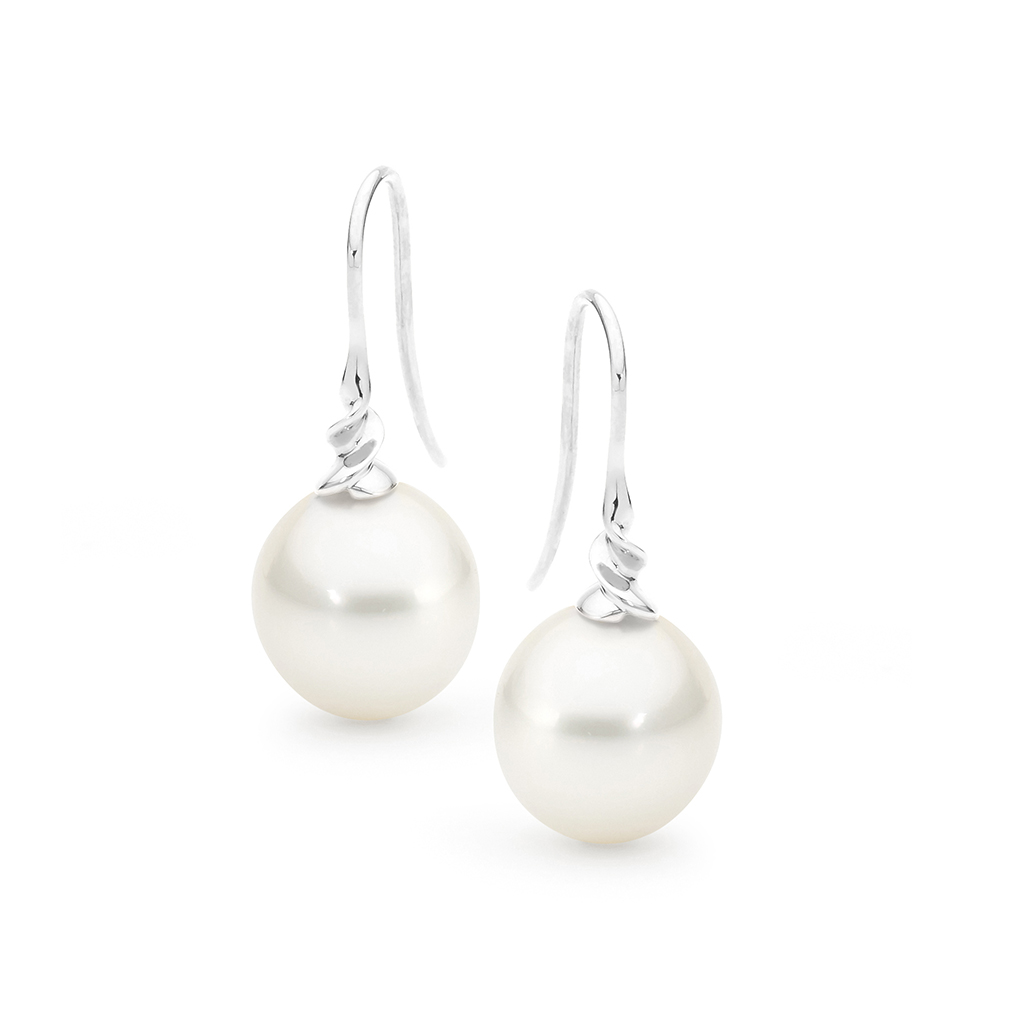 Allure South Sea Pearl Twisted Earrings