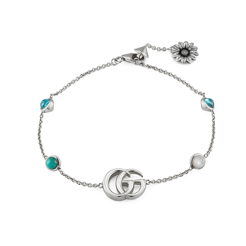 Gucci Double G Marmont Flower Bracelet