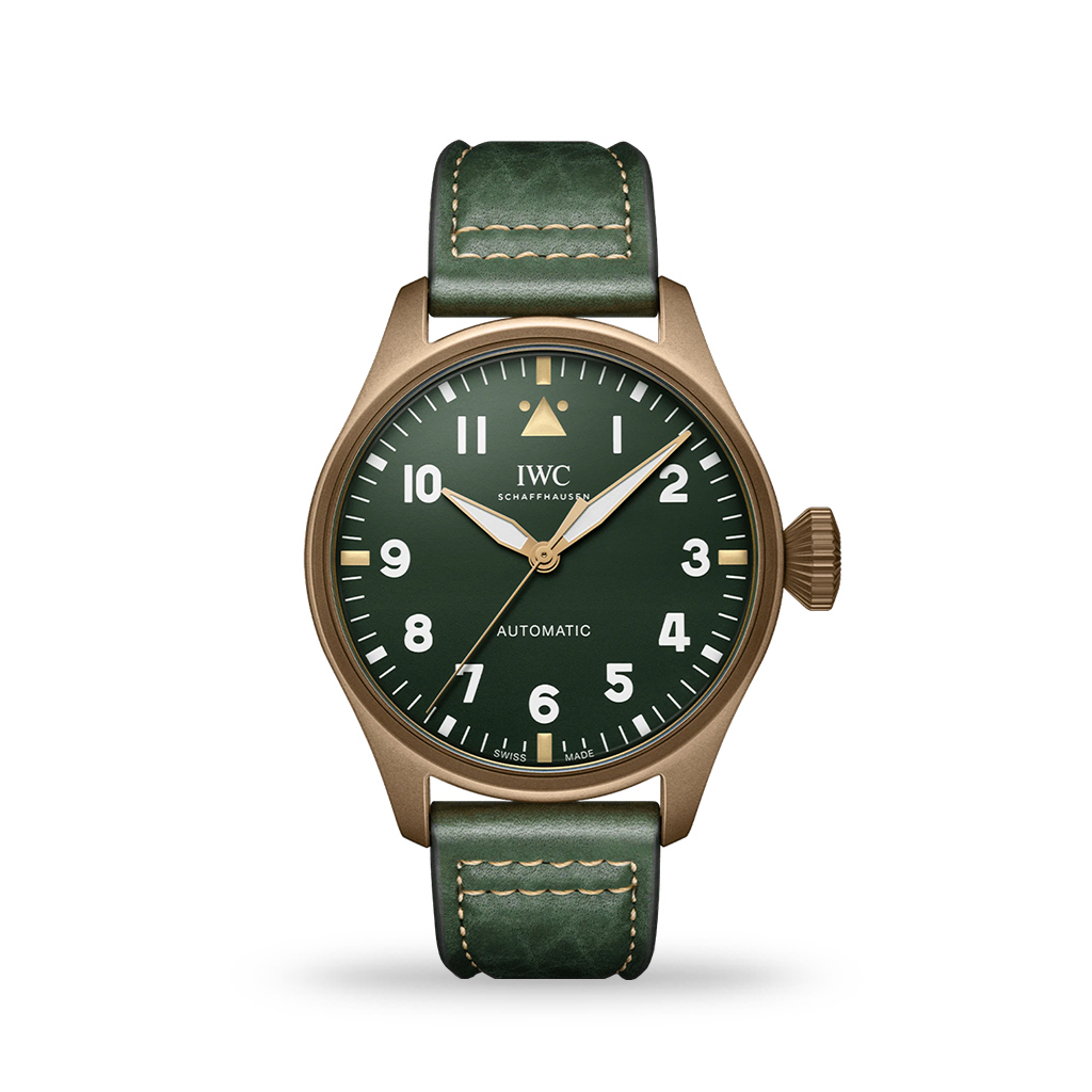 IWC Big Pilot&#8217;s 43 Spitfire Automatic Bronze Green Dial 43mm Leather