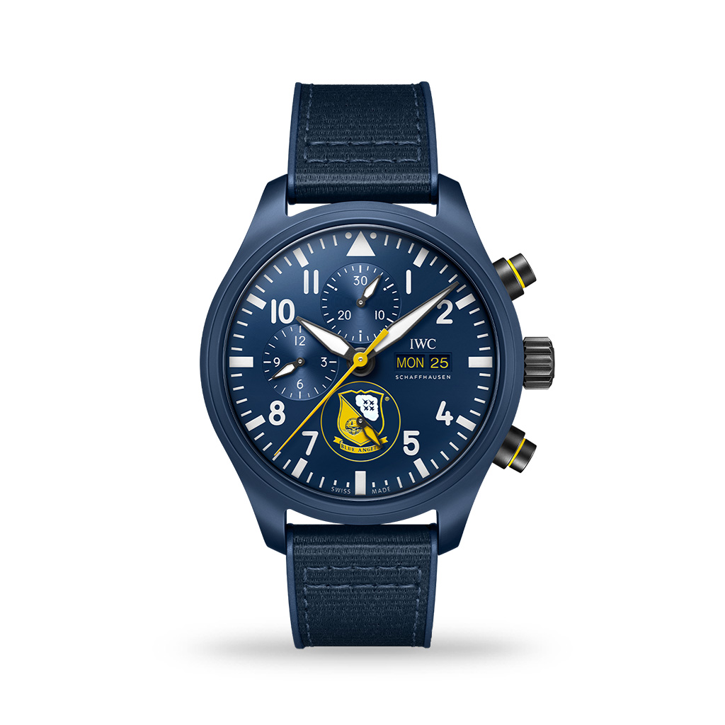 IWC Pilot&#8217;s Watch Chronograph 44mm “Blue Angels®” Edition Rubber Strap