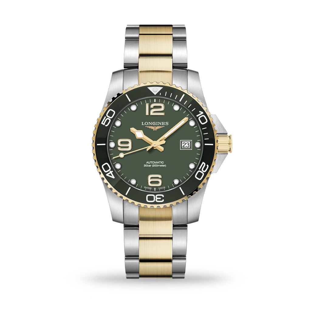 Longines HydroConquest Automatic 41mm Green Dial Bracelet