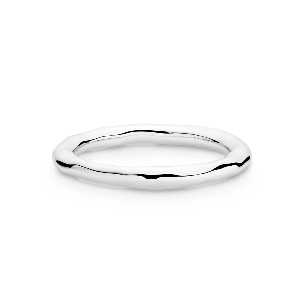 Harper Bamboo Silver Ring
