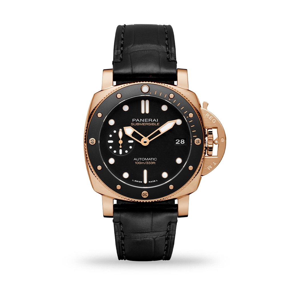 Panerai Submersible Goldtech 42mm Leather Strap