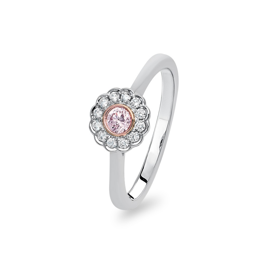 Kimberley White &#038; Argyle Pink Diamond Delliah Ring