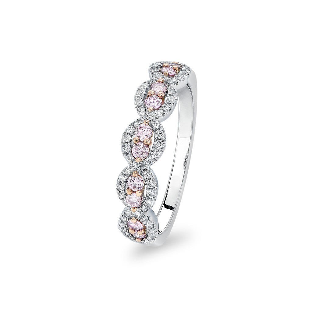 Kimberley White &#038; Argyle Pink Diamond Rinalla Ring