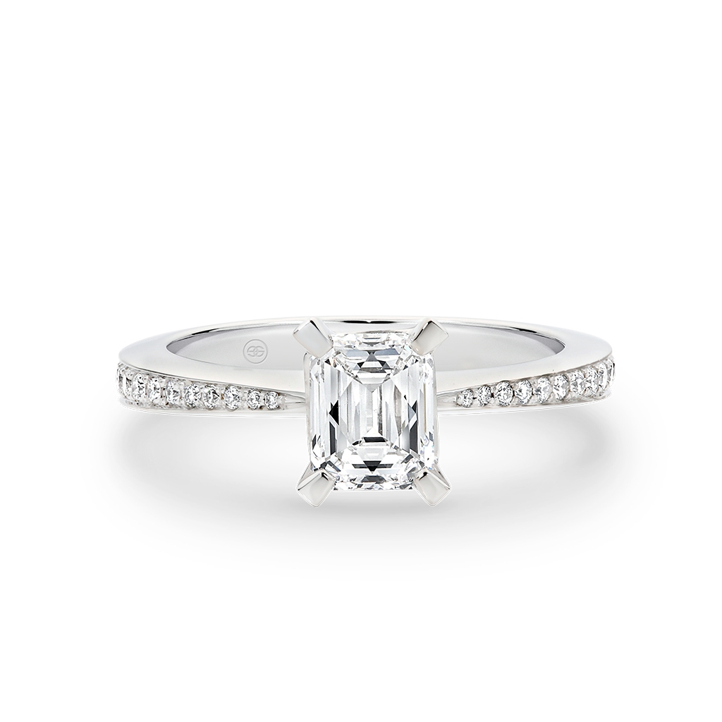 True Love Tycoon 8 Diamond Engagement Ring
