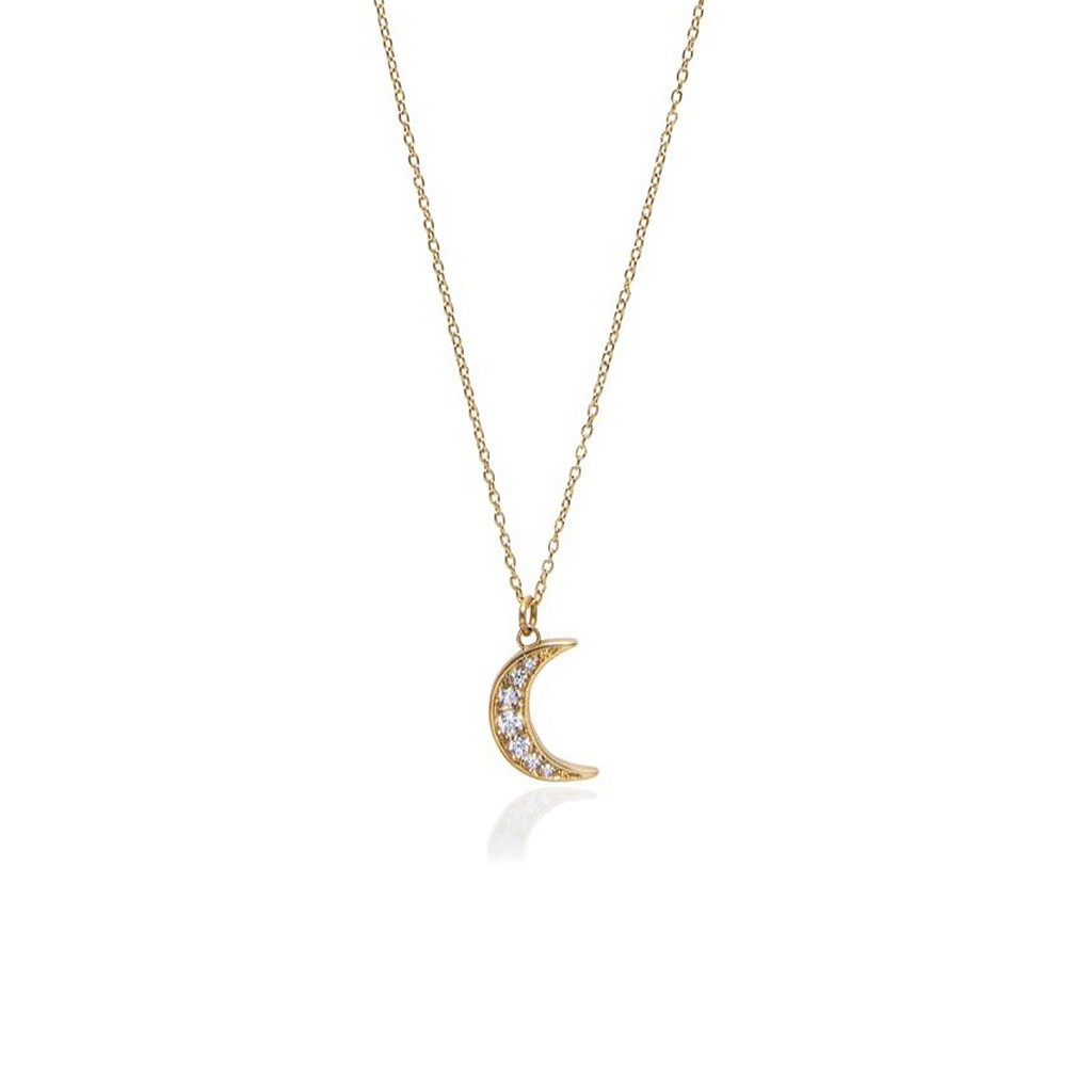 Nialaya Skyfall Moon Necklace
