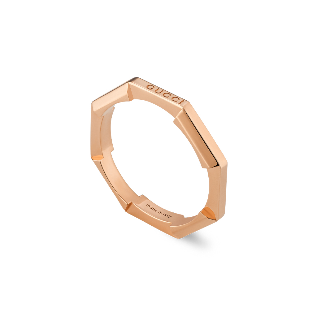 Gucci Link to Love ring in 18k Rose Gold