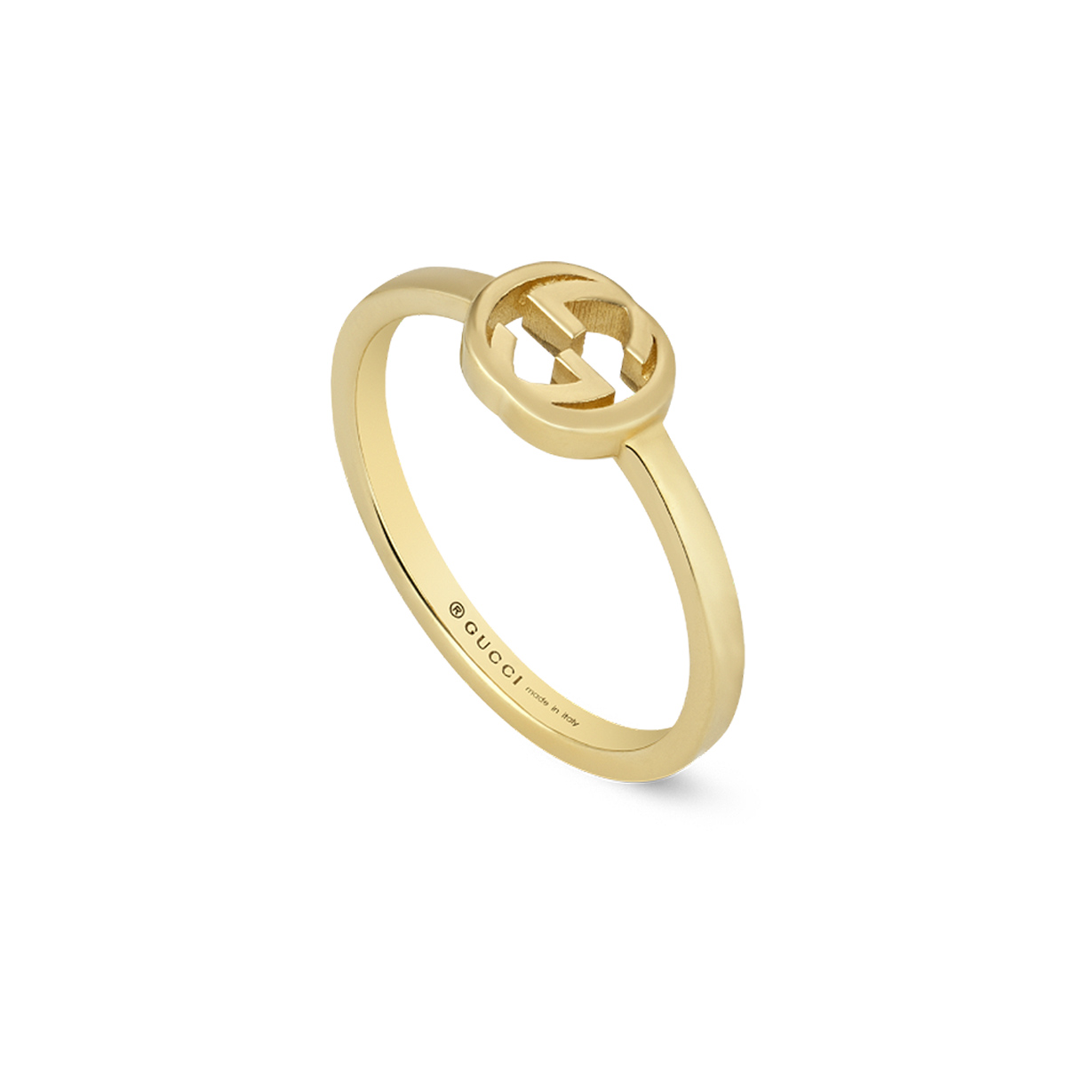 Gucci Interlocking G Ring in Yellow Gold